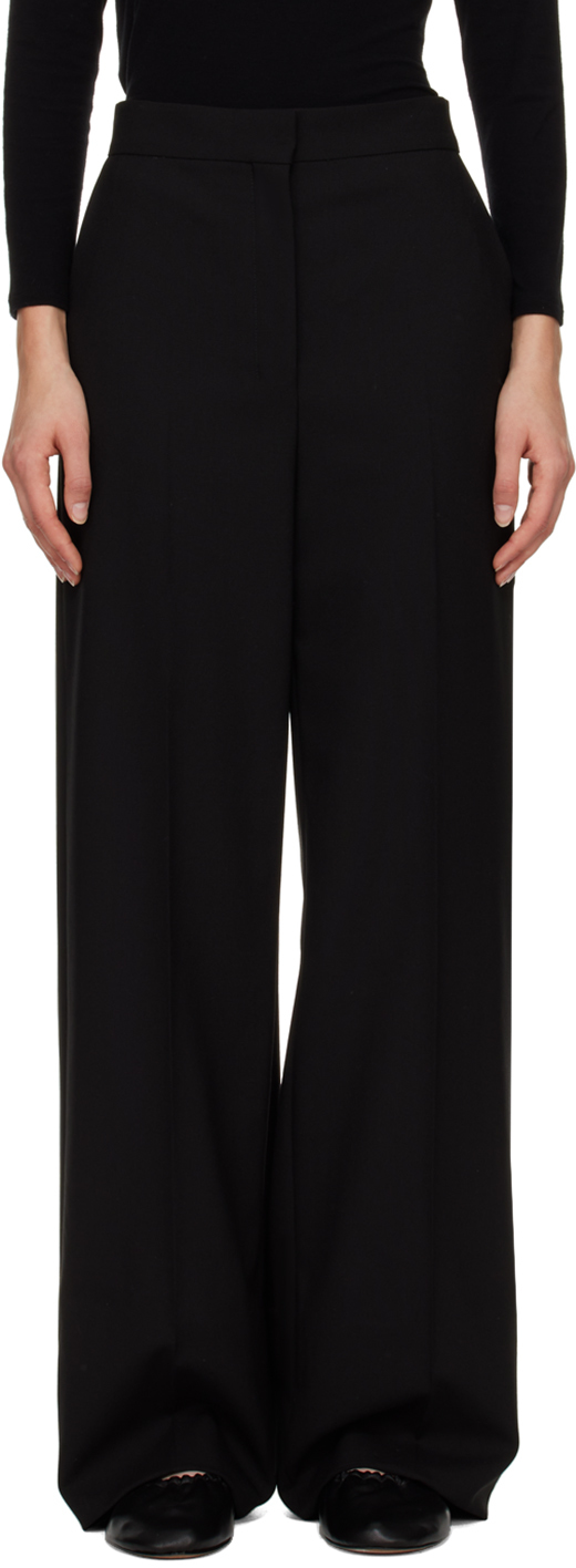The Row Black Delton Trousers