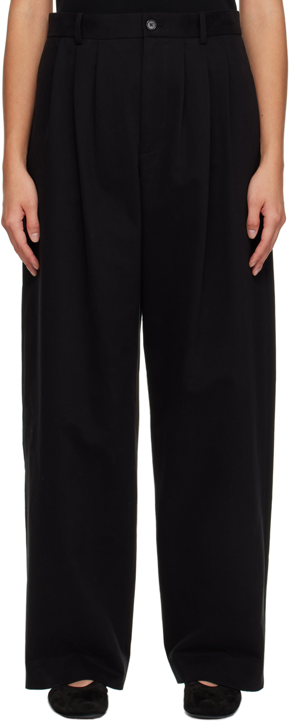 Shop The Row Black Rufos Trousers