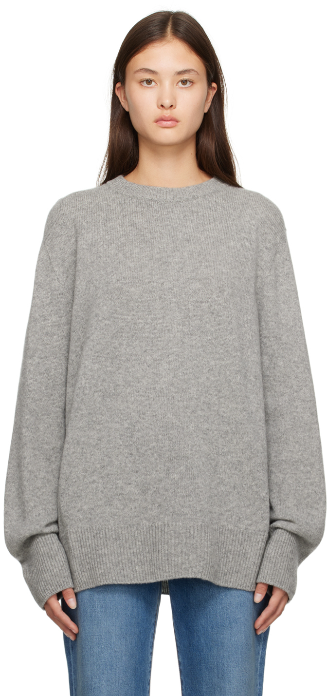 The Row: Gray Sibem Sweater | SSENSE Canada