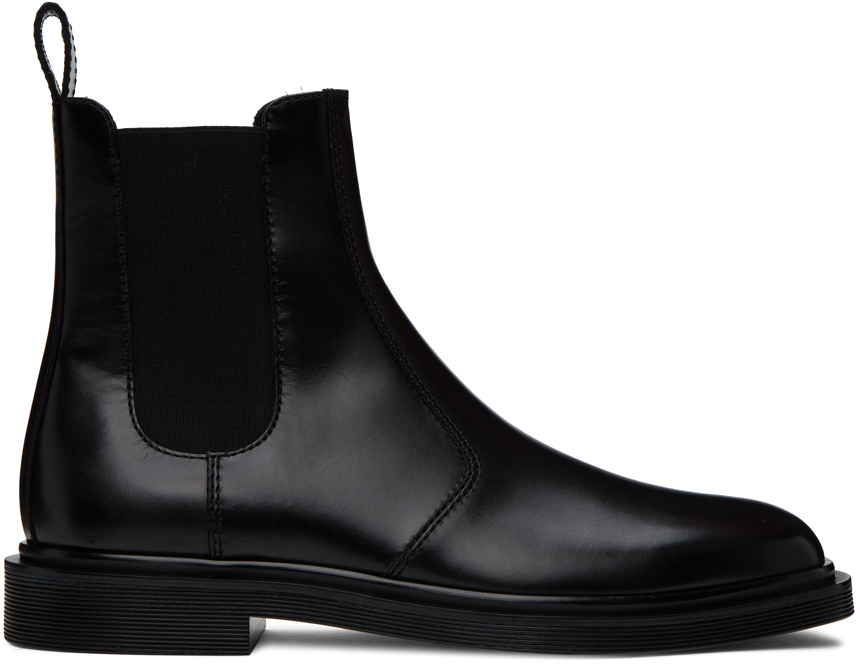 Bottines noires à talon crantées à lacets zippées Femme DOCKERS BY