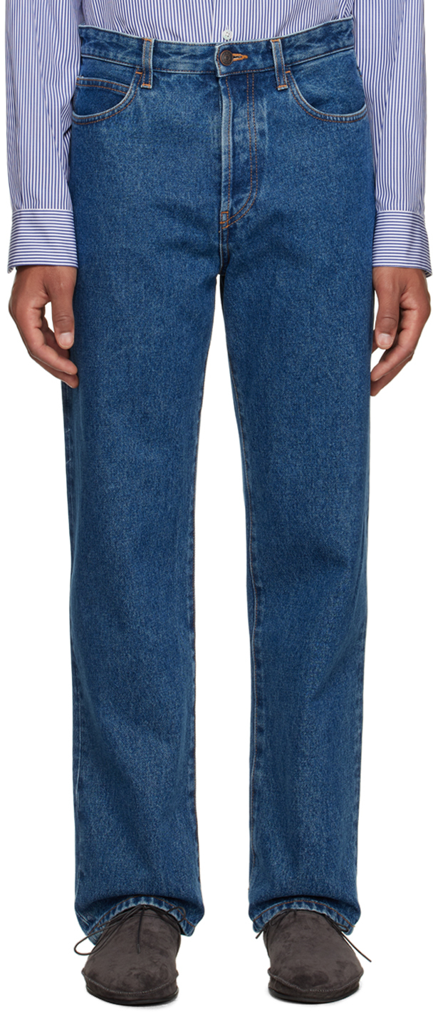 The Row Indigo Morton Jeans