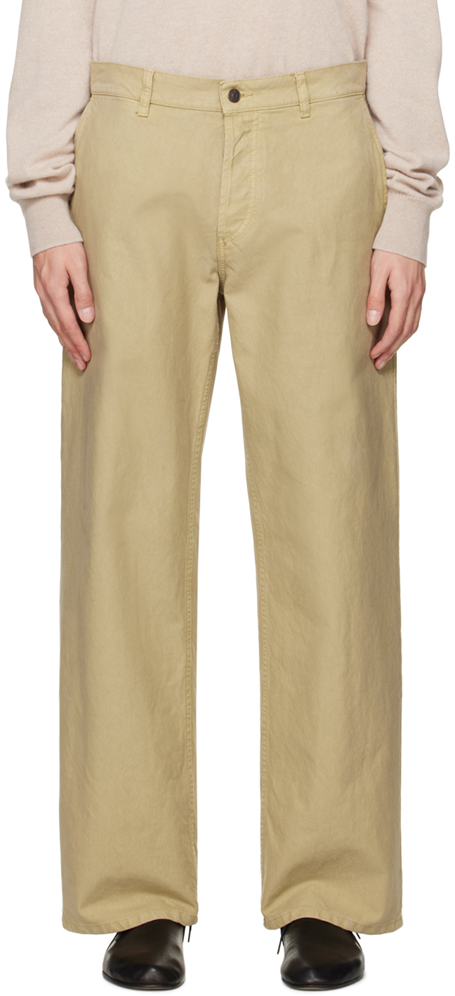 Beige Riggs Trousers