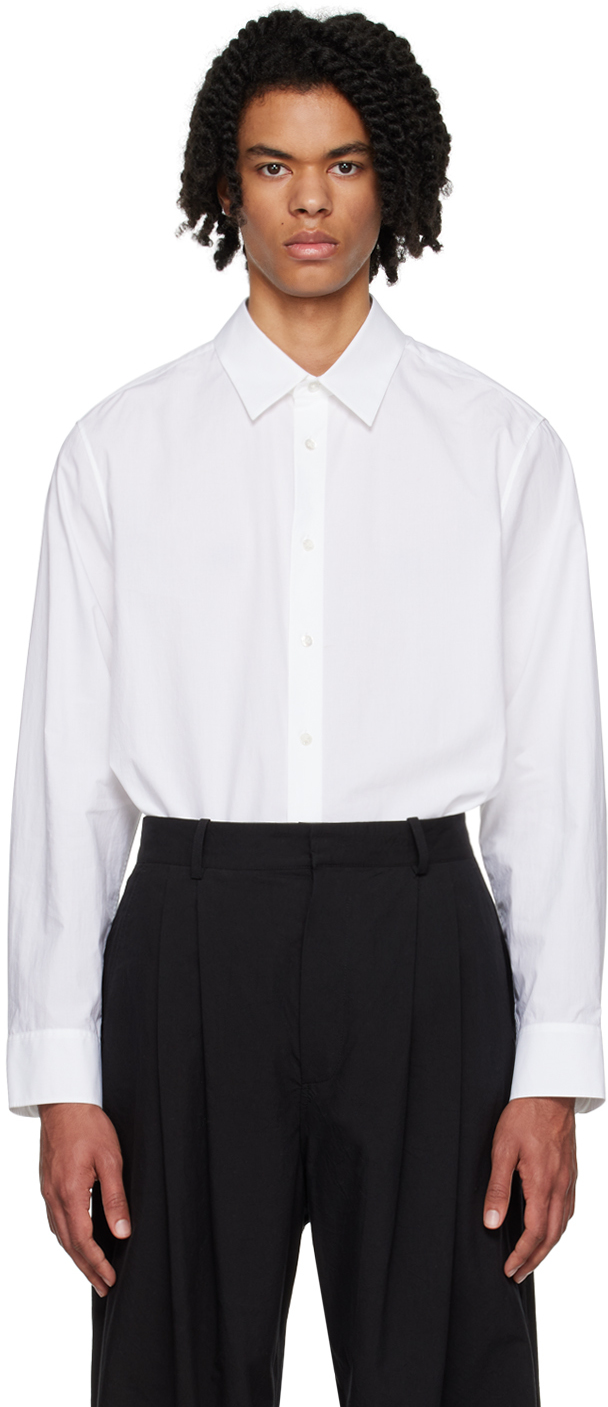 The Row: White Julio Shirt | SSENSE