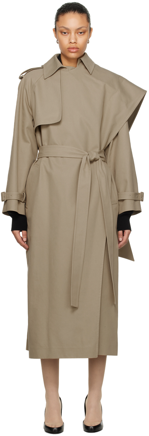 the row beige hellen coat