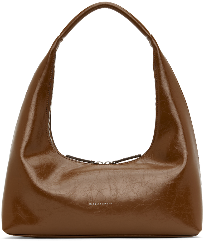 Marge Sherwood Mini Hobo cracked-leather Shoulder Bag - Farfetch