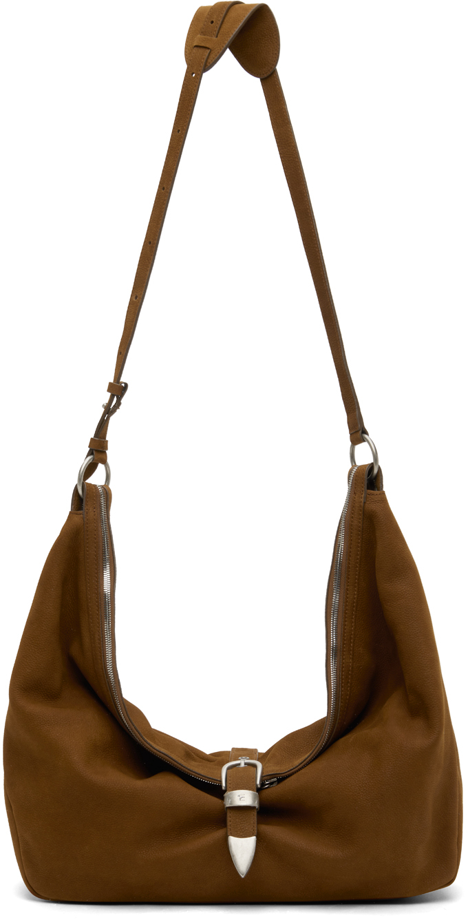 Marge Sherwood Leather Egg Bag In Brown