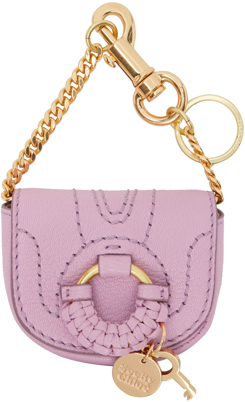 Chloé Drew Small Leather Shoulder Bag in Pink | Lyst