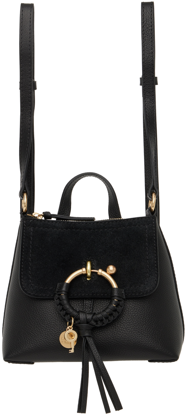 See by Chloé: Black Small Joan Backpack | SSENSE Canada