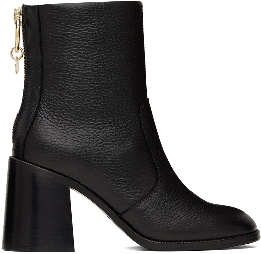 See By Chloé Black Aryel Boots In 999 Black