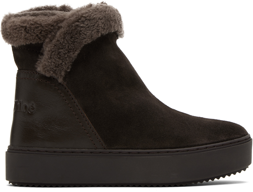 Bottines Ankle Boots See By Chloé - Taille US 9.5 Femme, Occasion