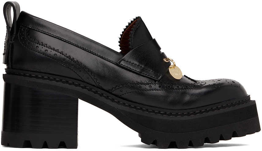 【関税込み】See by Chloe ブラック Essie サンダル See by Chloé Women's Essie Scalloped Slide Sandals