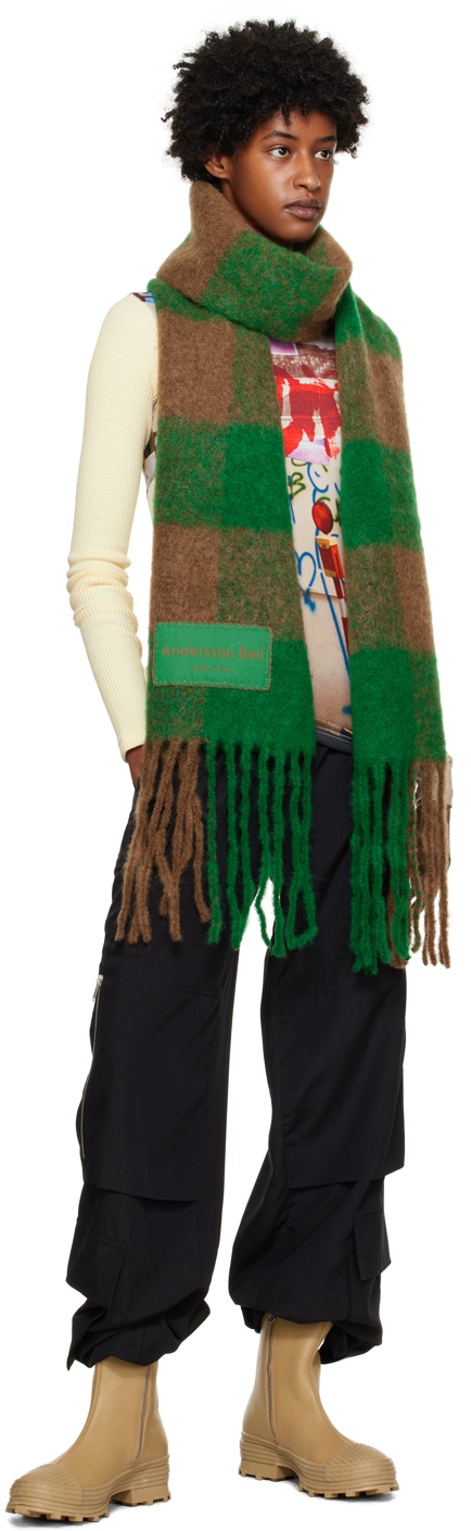 Andersson Bell Green & Brown Billy Scarf | Smart Closet