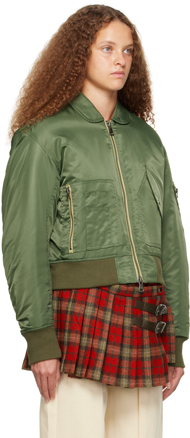 ANDERSSON BELL KHAKI CARLEE BOMBER JACKET