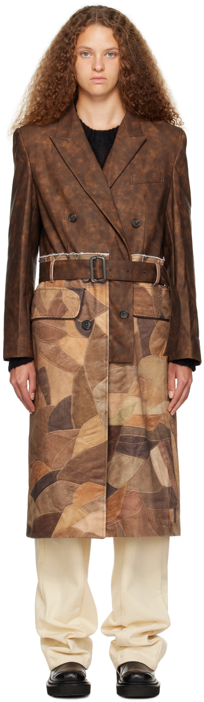 Brown Hellem Trench Coat