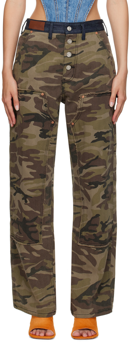 Khaki Camouflage Jeans