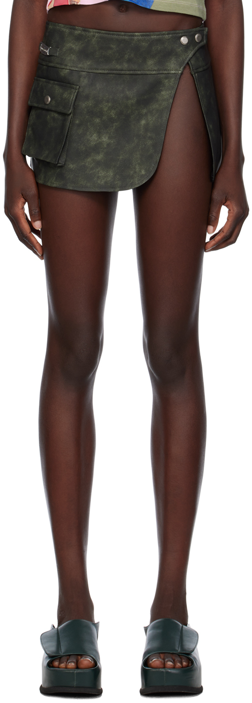 Andersson Bell Khaki Emma Miniskirt
