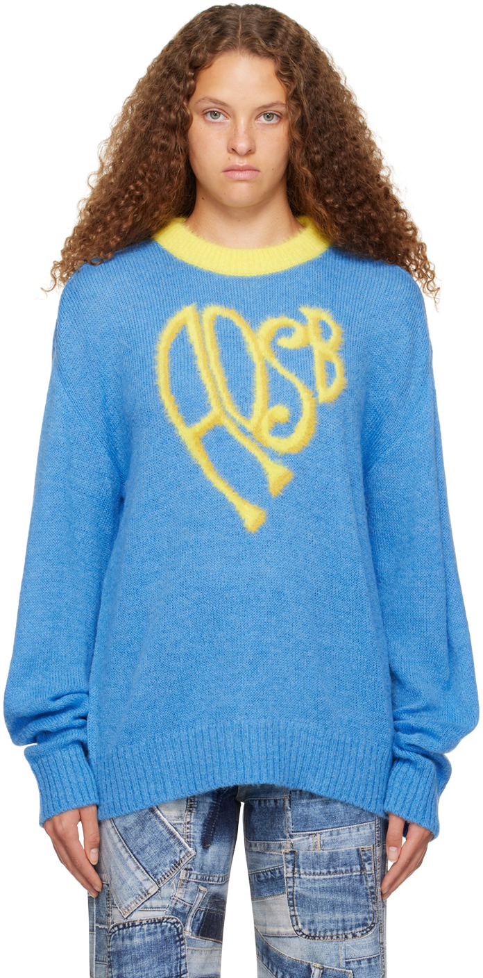 Blue Heart Sweater by Andersson Bell on Sale