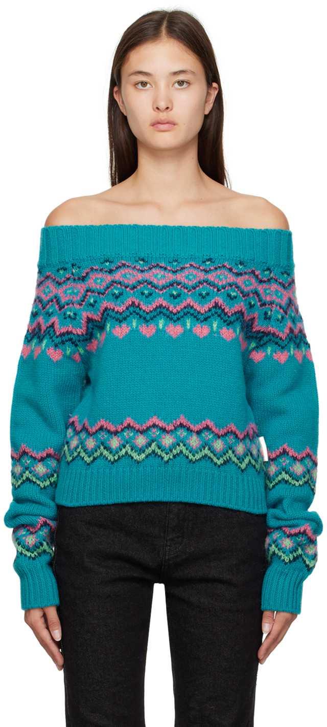 Andersson Bell Blue Tako Nordic Sweater