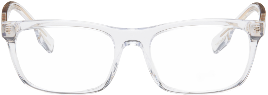 Burberry Transparent Rectangular Glasses