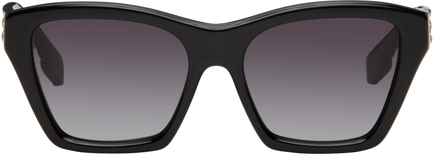 Burberry Black Square Sunglasses In 30018g