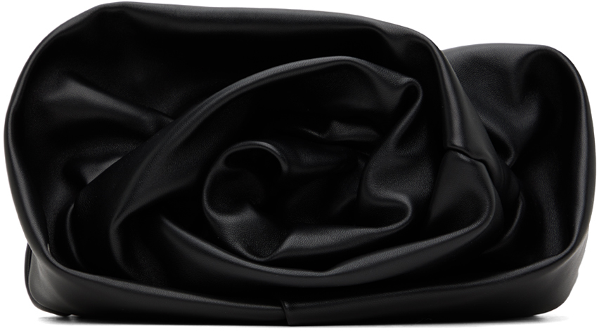 Burberry Women Black Nappa Leather Rose Clutch main image 0