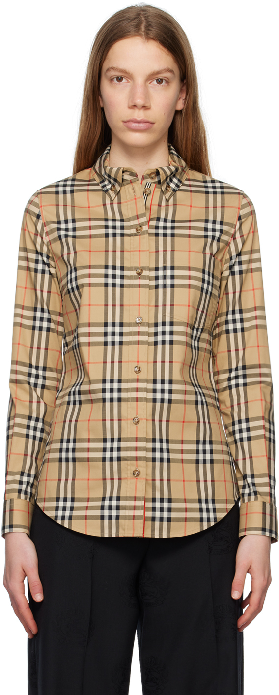 Burberry Women's Vintage Check Button-Down Shirt