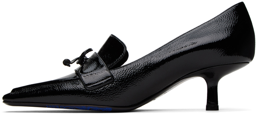 Burberry Leather Storm Pumps In Black