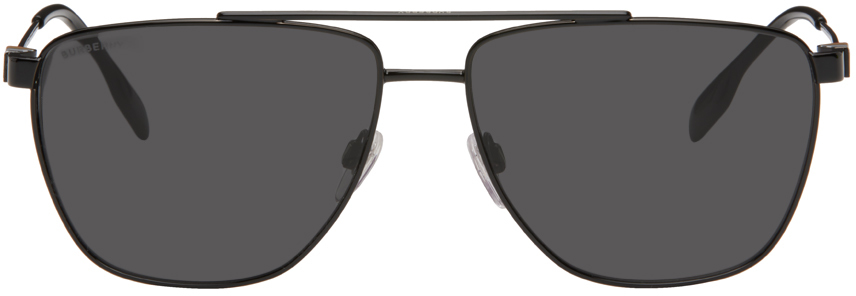 Burberry Black Aviator Sunglasses