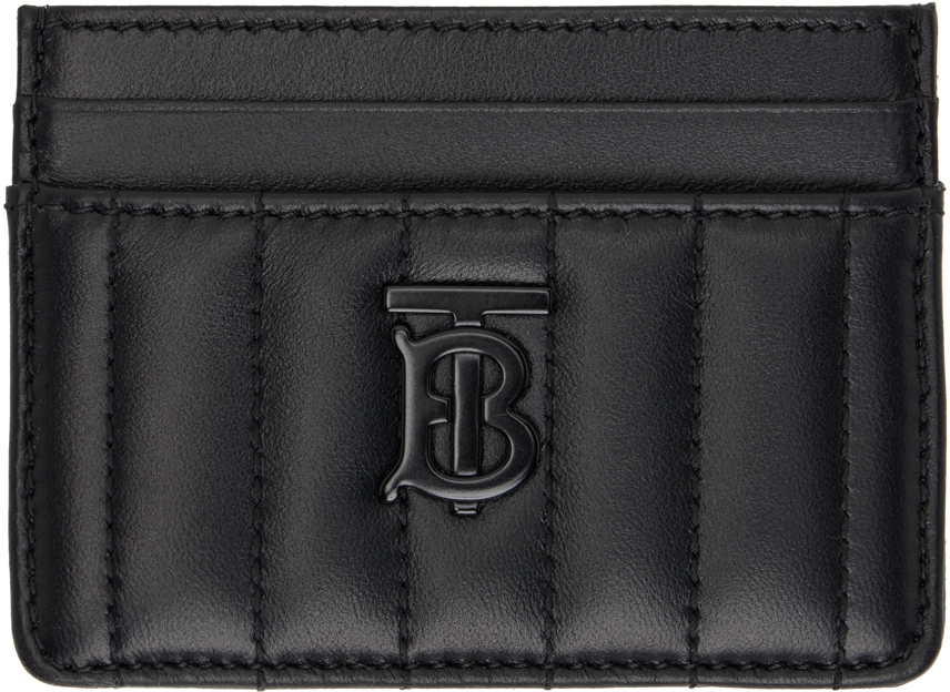 Burberry Logo-Plaque Leather Cardholder