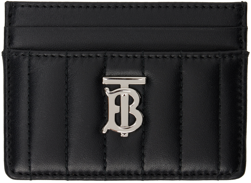 New Burberry Black Lola Quilted Leather Card Holder Wallet For Sale at  1stDibs