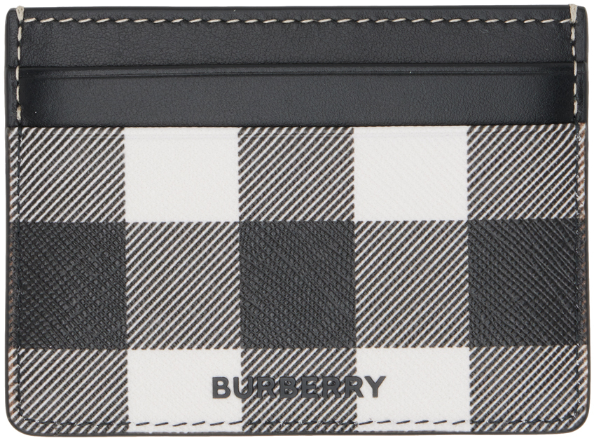 Burberry Black Stripe Kier Card Holder – BlackSkinny