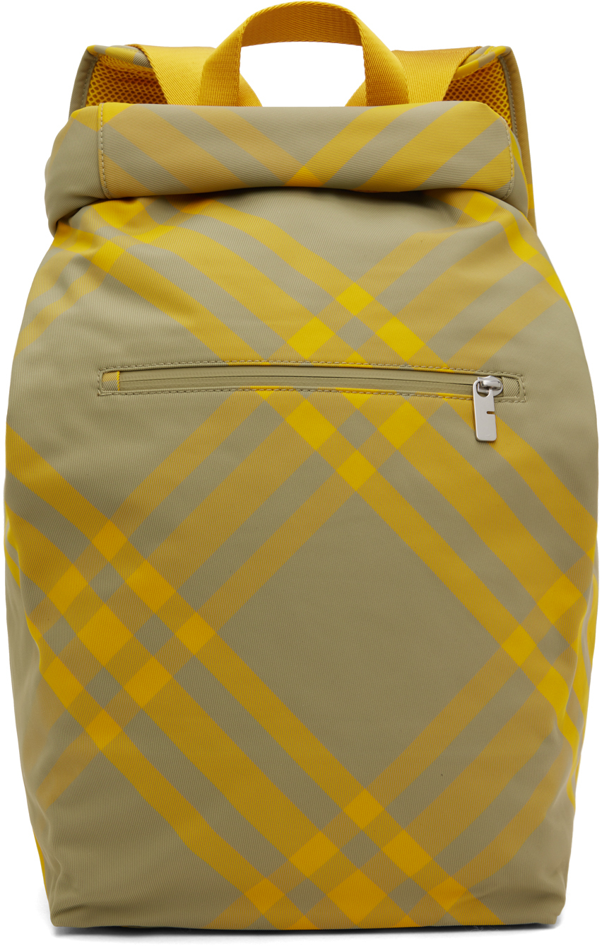 Burberry Yellow Roll Backpack