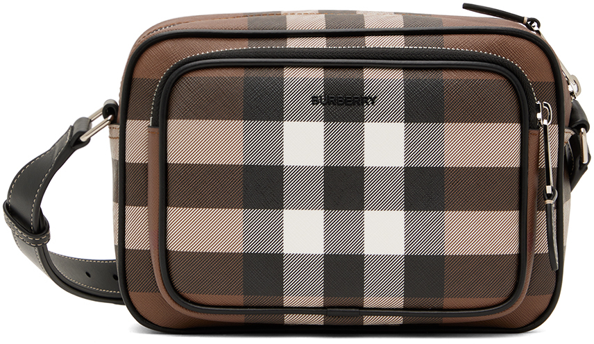 Paddy Checked Crossbody Bag in Brown - Burberry