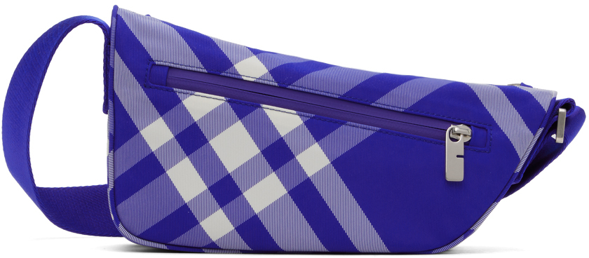 Burberry Blue & White Shield Bag