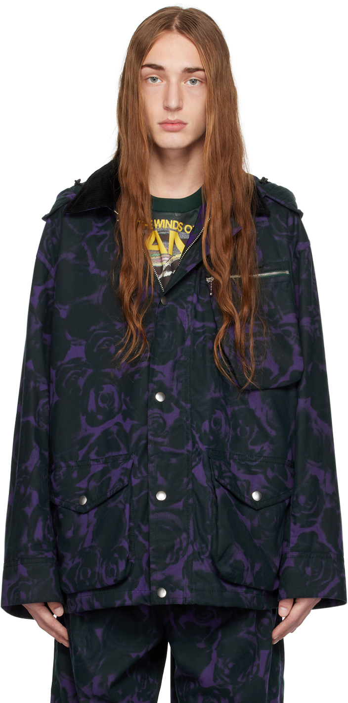 burberry purple jacket