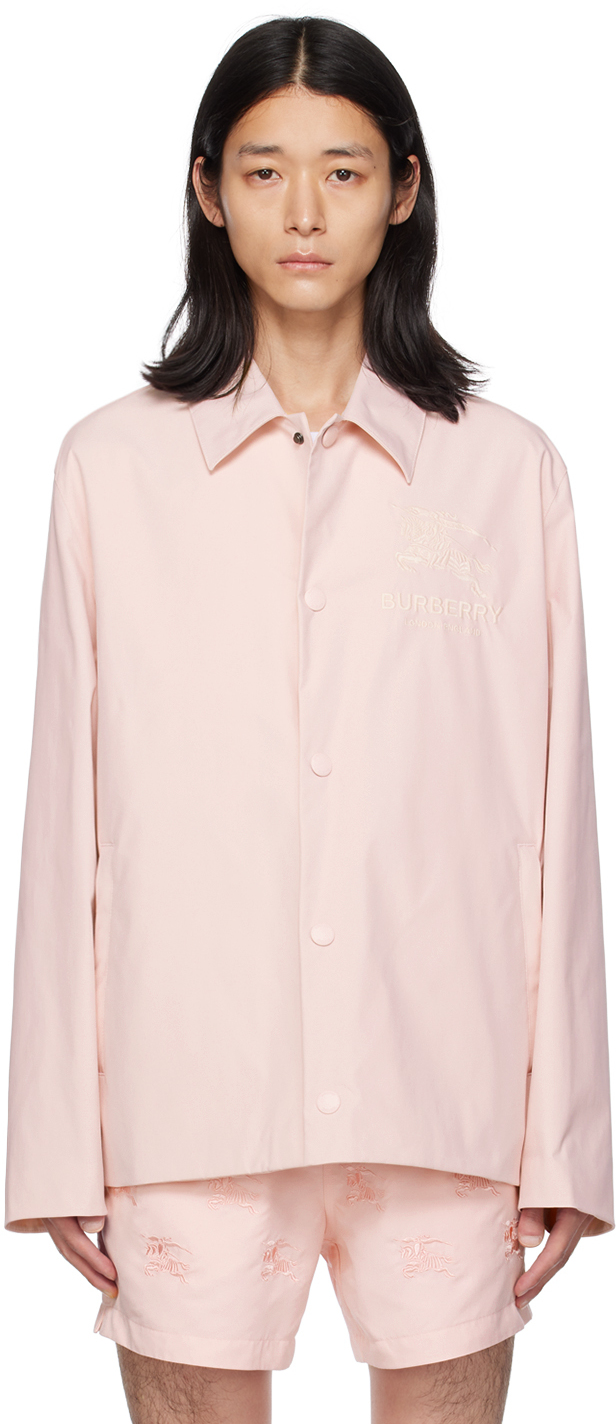 burberry pink dress shirt