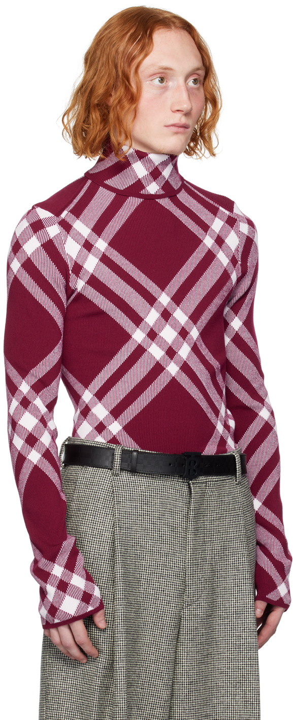 Burberry Wool-blench Check Sweater In Ripple
