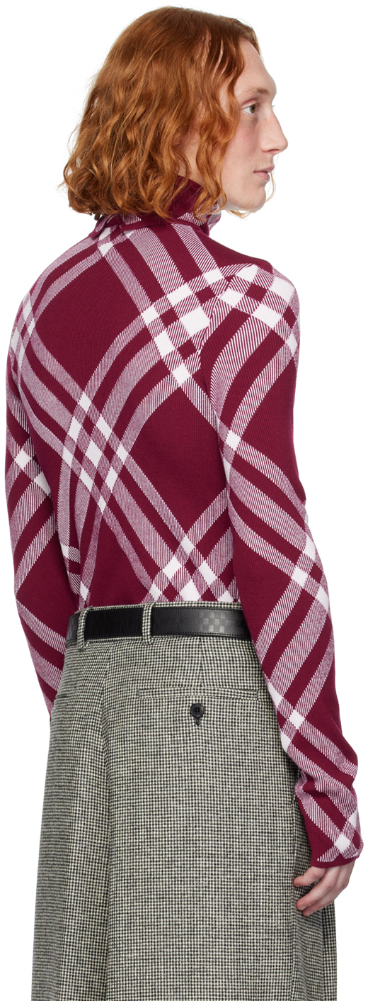 Burberry Wool-blench Check Sweater In Ripple