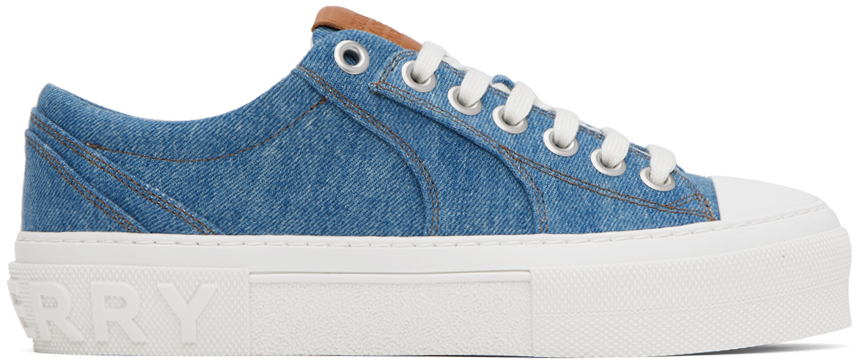 Blue Patch Sneakers