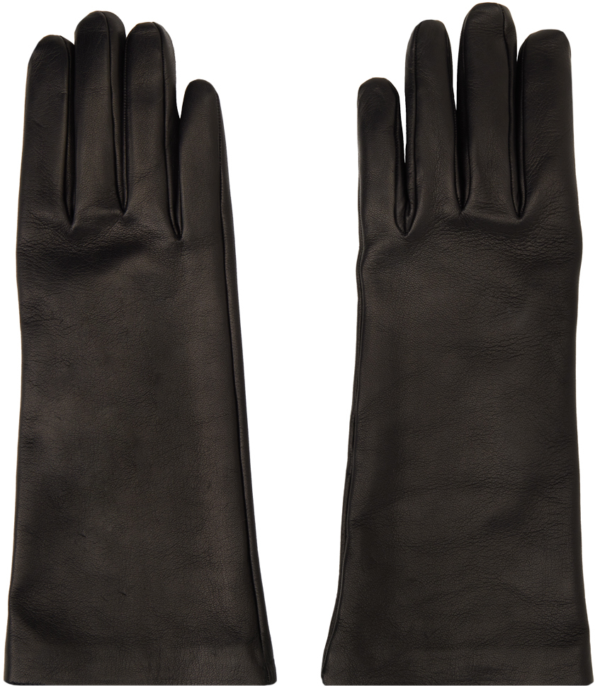 Ann Demeulemeester Black Krelis Gloves
