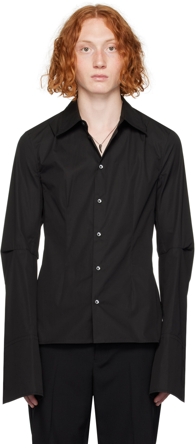 Ann Demeulemeester Black Udo Shirt | Smart Closet