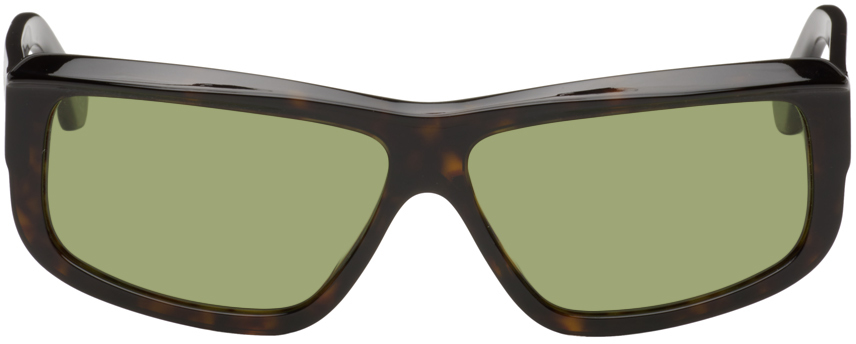 Marni Tortoiseshell Annapuma Circuit Sunglasses In 3627