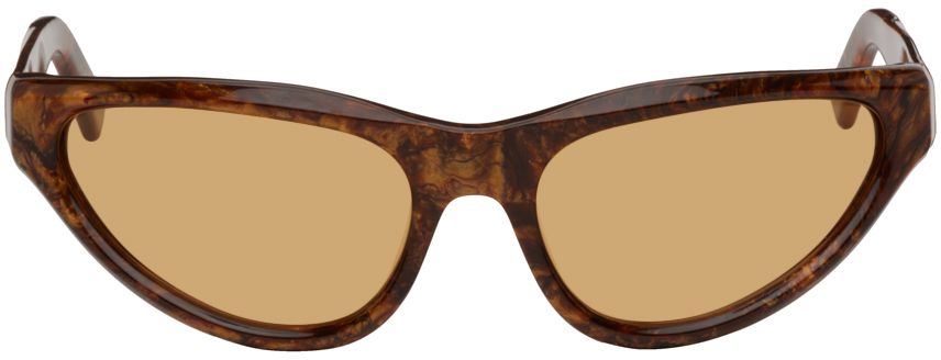 Marni Brown Mavericks Sunglasses In Radica