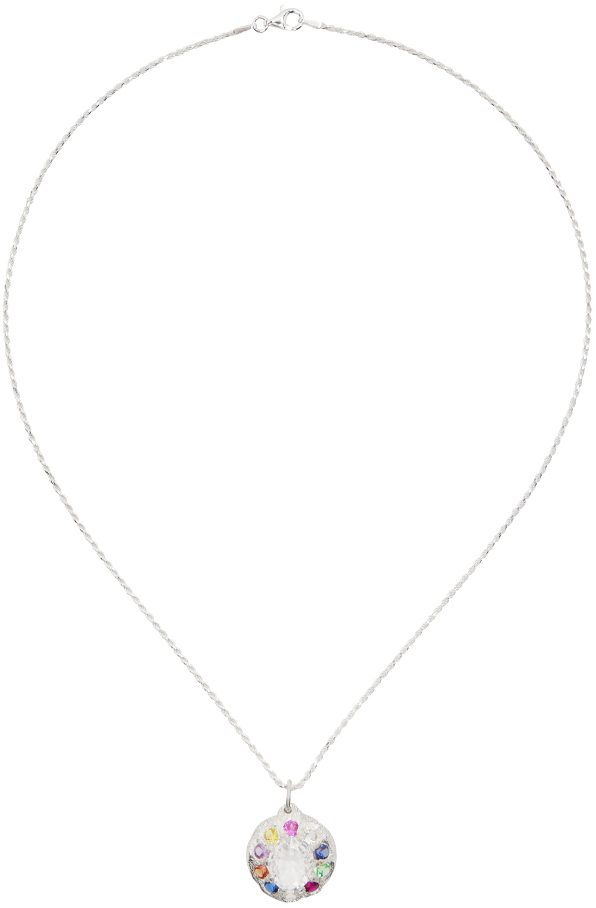 Silver 'The Burnham Pendant' Necklace