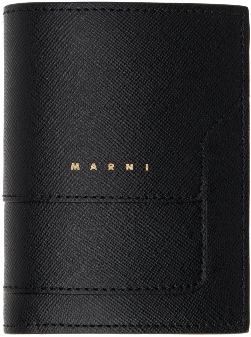 Marni Black Logo Wallet