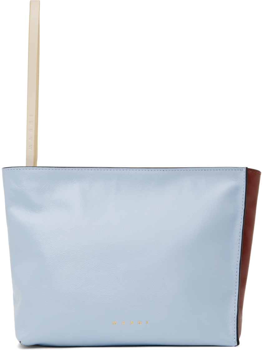 Blue & Burgundy Museo Pouch
