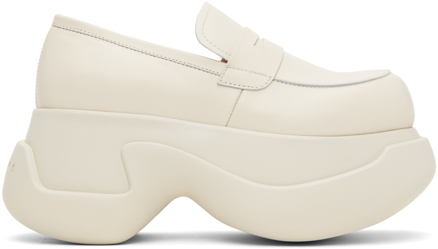 White Chunky Loafers