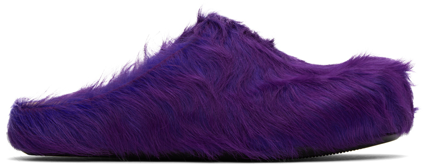 Purple Fussbett Sabot Loafers