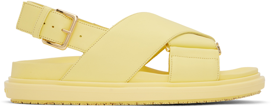 Yellow Fussbett Sandals