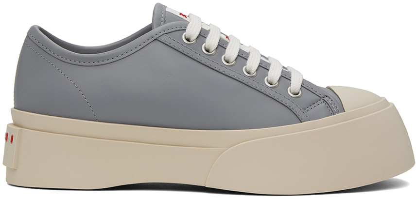 Shop Marni Blue Pablo Sneakers In 00n34 Dolphin
